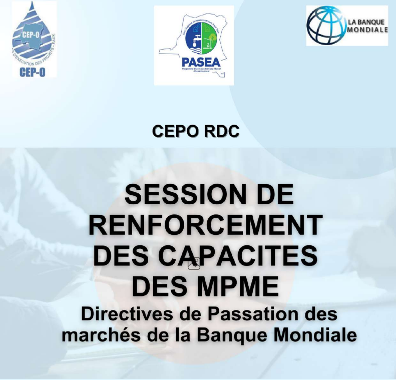 SESSION DE RENFORCEMENT DES CAPACITES DE MPME